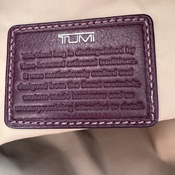 Tumi Deep Burgundy Travel Everyday Bag - Picture 7 of 12